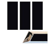 TOMALL 3 pegatinas de vinilo para Chevy 11.8 x 4 pulgadas, emblema de coche, calcomanías de superposición de logotipo de modificación de bricolaje, decoración universal impermeable (negro brillante)