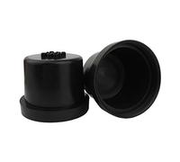 TOMALL 75mm 2.95inch LED cubierta de polvo con 9 orificios para el kit de conversión de faros (paquete de 2)