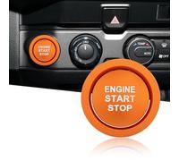 TOMALL Cubierta de botón de arranque de motor de aluminio compatible con Toyota Tacoma Corolla RAV4 Camry Prius Avalon Mirai Tapa de botón de encendido del motor, accesorios de decoración, anillo sin