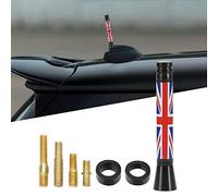 TOMALL Decoración de antena de coche compatible con Mini Cooper, cubierta de antena de la bandera británica, repuesto para Cooper S, Countryman, Clubman, Coupe Convertible o Roadster, accesorios para