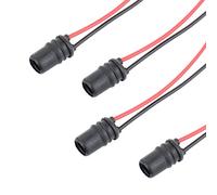 TOMALL T10 Socket Conector precableado para bombillas LED 194 Enchufe hembra (paquete de 4)