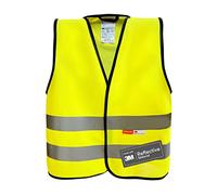 Tomamu Chaleco de alta visibilidad para niños - Chaleco de alta visibilidad con cierre de gancho y bucle y bandas reflectantes - Fabricado con material reflectante 3M