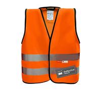 Tomamu Chaleco de alta visibilidad para niños - Chaleco de alta visibilidad con cierre de gancho y bucle y bandas reflectantes - Fabricado con material reflectante 3M