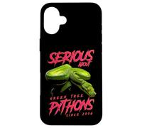Tomando en Serio Las pitones arbóreas Verdes Desde 2006 Carcasa para iPhone 16 Plus