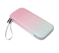 Tomantery 2 Consola de Juegos Bolsa de Viaje Protectora a Prueba de Agua para Cartuchos de Cable, Estuche de Almacenamiento Portátil Liviano de Alta Compatibilidad para Jugadores de 2 (Color