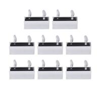 Tomantery 8 Uds. Cerradura para Ventana Corrediza, Aleación de Aluminio, Topes de Seguridad Resistentes para Mejorar la Seguridad del Hogar