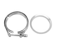 Tomantery Abrazadera de Brida de Tubo de Escape de Acero Inoxidable de 4"para Carcasa S400 S480 S463 S467 SX-E SX T4, Abrazadera de Repuesto Duradera y Resistente Al óxido para Entusiastas del