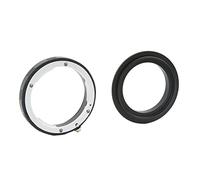 Tomantery Adaptador de Anillo Inverso de Lente Macro de 52 Mm para Cámaras con Montura F AI AF, Adaptador Protector de Lente de Montura de Cámara de Aleación de Aluminio para un Mayor Rango de
