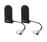 Tomantery Adaptador de Cargador Magnético para Auriculares de Conducción ósea Carga Segura para Aeropex - Carga USB C para Viajeros y Gente de Negocios - 1 X Adaptador de (2 Piezas)