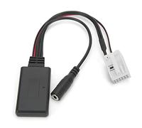 Tomantery Adaptador de Radio de Coche Bluetooth RD4 con Micrófono Manos Libres para, Conector Auxiliar de Música Inalámbrico para Audio de Coche - Compacto y Duradero para Viajes por Carretera,