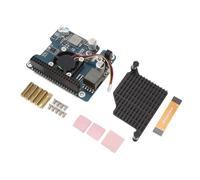 Tomantery Adaptador NVMe PCIe de Disipación de Calor Eficiente con Función PoE para RPI 5 Compatible con el Protocolo NVMe M.2 SSD 2230/2242: Ideal para Entusiastas de la Tecnología