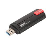 Tomantery Adaptador WiFi USB de Doble Banda Receptor Transmisor Estable Eficiente de 2,4/5 GHz para PC de Escritorio Portátil, con Orificio de Refrigeración para Juegos en Streaming, Adecuado para