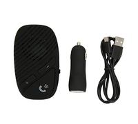 Tomantery Altavoz Inalámbrico Manos Libres para Coche, Altavoz EDR con Reducción de Ruido para Conducción de Vehículos, Visera Solar Montable para una Conducción Segura, Portátil