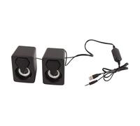 Tomantery Altavoz RGB para Ordenador de Juegos, Sonido Estéreo de Graves Potentes para Juegos de Escritorio, Altavoz USB