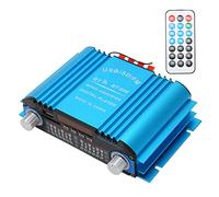 Tomantery Amplificador DE Coche Amplificador DE Potencia DE Audio Estéreo Inalámbrico con Control Remoto para DE Sonido del Vehículo