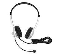 Tomantery Auriculares con Cable Auriculares Comerciales Binaurales con Cancelación de Ruido para Servicio Al Cliente con Micrófono Unidireccional - Reducción de Ruido Inteligente para Agentes de