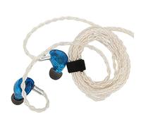 Tomantery Auriculares con Cable con Reducción de Ruido, Elegantes, de Alta Fidelidad, con Diseño Ergonómico para Voces Claras y Graves Potentes, para Cualquier Escena (Azul 2.5)