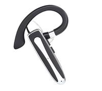 Tomantery Auriculares Inalámbricos Manos Libres de un Oído con Estuche de Carga para Trabajo Deportivo, Auriculares Comerciales con Cancelación de Ruido para Conducir, Material ABS Liviano