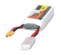 Tomantery Batería Li Poly RC de Larga Duración, 750 MAh, 11,1 V, con Tasa de Descarga de 95 C para QAV250, LS180 y Más, Enchufe XT30