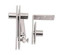 Tomantery Bisagra de Pivote de Puerta Oculta Estructura Reforzada de Acero Inoxidable Rotación Suave para Estantería con Rotación de 180 Grados para Puertas de Madera, Puertas Secretas 2 Piezas