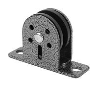 Tomantery Bloque de Polea Simple Sólido, Rueda de Nailon de Acero | Bloque de polea fijo para máquina de cables de Fitness en el hogar, de polea de cuerda para bricolaje, ranura de 10mm,