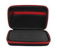 Tomantery Bolsa de Almacenamiento para Afeitadora Eléctrica, Organizador Impermeable para QP2520/90/70, Estuche de Viaje Ligero para Herramientas de Afeitado de Cabello para Hombres (Negro Rojo)