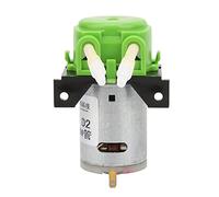 Tomantery Bomba Microperistáltica Verde 2 * 4mm DC 12V Bomba Dosificadora para Biotecnología, Tubo de Silicona (verde)