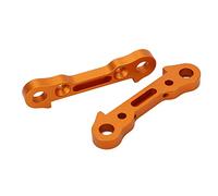 Tomantery Brazo Delantero RC Bloque Fijo Aleación de Aluminio Naranja 2 Piezas para Reducir la Vibración para ZD Racing MX 07 4WD 1/7 RC Car