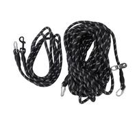 Tomantery Cable de Amarre para Corredor de Perros con Rotación Reflectante de 360° para Acampar y Parques Al Aire Libre Fácil de Instalar 2 Unidades
