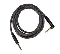 Tomantery Cable de Amplificador de Guitarra Eléctrica Cable de Instrumentos Hogar Inteligente, Estudio y Puesta en Escena de Guitarra de Malla de Algodón Tejido Negro de
