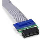Tomantery Cable de Cinta, Tarjeta VGA Profesional de Hombre a Mujer por Extensión de Ranuras PCI-E (Pci-e 1x a 1x)