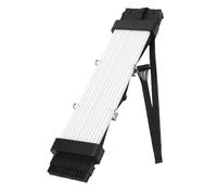 Tomantery Cable de Extensión de Fuente de Alimentación de PC con Efecto de Luz de Meteorito ARGB para Carcasa de Computadora de Placa Base, 120 Cuentas LED, Material de Silicona Suave (Controlador