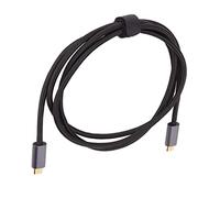 Tomantery Cable de Extensión Tipo C Fuerte y Eficiente 100W 20Gbps 8k 60hz para Aprendizaje en Oficina Aleación de Aluminio Gris Espacial (150cm)