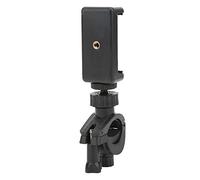 Tomantery Clamp/Holder Plano para Teléfono Móvil de Dirección Ajustable con Soporte Fijo Tipo O para Grabación de Vídeo, Transmisión en Vivo, Plástico + Metal, 2,28-3,35 Pulgadas, Cómodo de