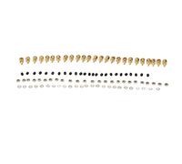 Tomantery Conector de Varilla de Empuje RC Ajustador Rápido de Primera Calidad para Modelos de Aviones, Barcos, Helicópteros 25 Unidades (2,0 mm)