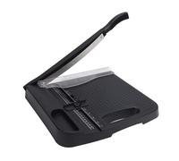 Tomantery Cortador de Papel A4 Recorta Eficientemente 12 Hojas para Oficina, Escuela, Hogar, Cortador de Papel Portátil de Acero Inoxidable Tamaño Carta para un Corte Limpio