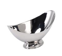 Tomantery Cuenco para Helado de Acero Inoxidable, Fácil de Limpiar para Postres y Aperitivos, Estabilidad para Uso Doméstico, 1 Cuenco para Helado (S)