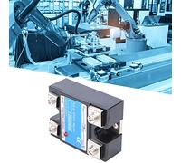 Tomantery DC DC SSR Placa Base Radiante de Aluminio SCR Relé de Composición Fotoeléctrica para una Rápida Disipación de Calor Luz Indicadora LED para Maquinaria Industrial (BERM-1 DD220D25)