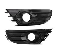 Tomantery Embellecedor de Rejilla de Luz Antiniebla del Parachoques Delantero Izquierdo para C4 04-08, Accesorio Elegante para una Fácil Instalación, Apto para C4 2004-2008, ABS Negro