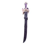 Tomantery Espada RGB de Juguete de Sable con Luz LED con Efecto de Fumar para Regalos de Cumpleaños de Cosplay, Material ABS para un Manejo Cómodo (Púrpura)