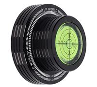 Tomantery Estabilizador de Peso Récord Abrazadera de Disco Giratorio de Aluminio Premium para Tocadiscos 50 Hz, para Entusiastas de la Música, 3,0 Pulgadas de Diámetro y 1,6 Pulgadas de (Negro)