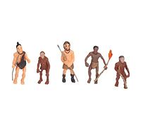 Tomantery Figura Humana Antigua de Juguete, Decoración Exquisita, Modelo de Regalo para Niños, Homo Erectus, Habitante de Las Cavernas, 5 Modelos