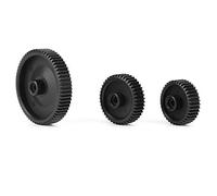 Tomantery Follow Focus Gear Kit Engranaje de Enfoque Duradero de para Fotga 3 Piezas ABS 38T 43T 65T 0,8 Mm para Accesorios de Lentes Fotógrafos