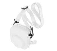 Tomantery Funda para Cámara Mini 7+ 8 9 11 12 40, Bolsa de Almacenamiento Portátil Protectora con Correa de Hombro Ajustable para Viajes Al Aire Libre (Blanco)