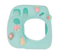 Tomantery Funda Protectora Ligera de Silicona para Cámara Mini 7 Plus con Correa para el Hombro para Niños y Amigos (Planta Azul)