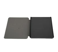 Tomantery Funda Protectora Paperwhite4, Elegante Funda de Piel Sintética con Patrón Cruzado para 2018, Equipo de Protección para Amantes de los Libros (Negro)