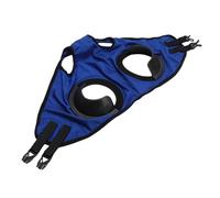 Tomantery Gafas de Carreras Transpirables a Prueba de con Cubierta para Ojos de Caballo para Ecuestres para Jinetes y Entrenadores Profesionales (Azul)