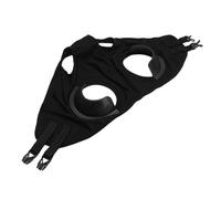 Tomantery Gafas de Carreras Transpirables a Prueba de con Cubierta para Ojos de Caballo para Ecuestres para Jinetes y Entrenadores Profesionales (Negro)