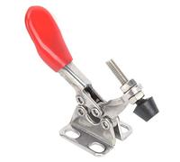 Tomantery GH-201-ASS Abrazadera de Palanca, Acero Inoxidable 304, 27 Kg | Accesorio de soldadura con tornillo de presión M4x25, movimiento de de 80°, para carpintería y plantillas de soldadura