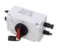 Tomantery Interruptor de Desconexión Solar Fotovoltaica Resistente Al Agua 32A 4P IP66 Interruptor de Desconexión de CC de Gran Capacidad de Ruptura para Sistemas Solares Conectados a la Red - PCE